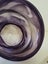 +++ PURPLE HAND -BLOWN ART GLASS VASE +++ Carousel 17