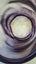 +++ PURPLE HAND -BLOWN ART GLASS VASE +++ Carousel 18