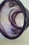 +++ PURPLE HAND -BLOWN ART GLASS VASE +++ Carousel 19