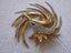 Rare Art Deco Boucher Gold and silver Tone Bird Brooch 1960s Carousel 8