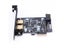 USB 3.0 To PCI-E 2 Port PCI Express Expansion Card 19-Pin Power Connector Super Carousel 7