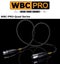 1 x 3 Meter - WBC-PRO-QUAD Cable- Amphenol Silver XLR Plugs & Black Tweed Jacket Carousel 9
