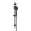 Greens Glide Adjustable Rail Shower | Matte Black Carousel 1