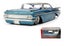 Jada1:24 1959 CHEVY IMPALA Vintage Classic Car - red colour Carousel 14
