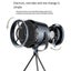 Elosung White Retro Style Desktop Air Purifier With Tripod Stand Carousel 2