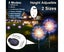 4pcs 200LEDs Solar Fireworks Lights Outdoor Solar Garden Lights Outdoor 8 L Carousel 4