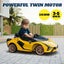 Kids Ride On Car Lamborghini Sian Licensed Electric Vehicle Toy Dual Motor Car Carousel 2