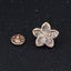 L'Petite Lapel Pins - Single Pin - Sparkly, Crystal, Pave, Quartz, Fox, Tulip... Carousel 4