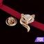 L'Petite Lapel Pins - Single Pin - Sparkly, Crystal, Pave, Quartz, Fox, Tulip... Carousel 17