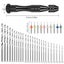 59 Pieces Hand Drill Bits Set Mini Drill Bits for Resin Polymer Clay Craft DIY Carousel 8