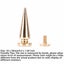 10 Sets 10x26MM Cone Spikes Punk Rivets Stud Screw Back Spikes for Leather_Bags Carousel 4