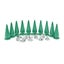 10 Sets 10x26MM Cone Spikes Punk Rivets Stud Screw Back Spikes for Leather_Bags Carousel 17
