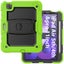 iPad Air 5th/4th Gen 10.9 inch Drop Protection Stand Case-Green Carousel 3