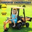 Kids RC Electric Car Toy Ride On Tractor Childrens Parental Remote Control 12V Carousel 2