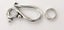 2 SETS SILVER HOOK and RING CLASPS Carousel 1