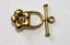 2 GOLD TOGGLE CLASPS Carousel 1