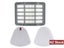 Shark Vacuum Filter Foam Felt Set NV350 NV360 NV370 Carousel 1