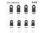 8pcs Replacement Zipper Head Tool-free Removable Zipper Puller For Luggage Carousel 1