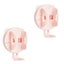 2pcs Holder,Toothbrush Body Base Stan Carousel 2