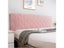 High Grade Beige Soft Velvet Quilted Bed Head Cover All-inclusive Bed Back Carousel 6