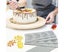 5PCS Leaf Molds Silicone Baking Molds Fondant Molds, Hollow 3D Coral Branch Carousel 5