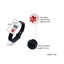 Personalized Medical Alert ID Kid Women Bracelet Silicone Bangle Adjustable Band Carousel 5