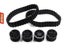 2 Large Lego Tread Tracks with Wheel Rims - Black - 145 - U Carousel 1