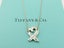 TIFFANY & CO Sterling Silver Diamond Loving Heart Pendant Necklace Carousel 2