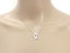 TIFFANY & CO Sterling Silver Diamond Loving Heart Pendant Necklace Carousel 4