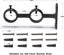 3x Curtain Rod Bracket, 3 Pcs Double Curtain Rod Holder, Double Rod Brackets ... Carousel 3