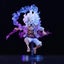 10cm One Piece Luffy Anime Figure GEAR5 Sun God Nika Action Figures Collection Carousel 4