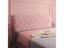 High Grade Beige Soft Velvet Quilted Bed Head Cover All-inclusive Bed Back Carousel 5