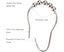 12pcs Shower Curtain Hooks Rings, Stainless Steel Shower Curtain Rings and Hooks Carousel 3