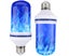 2 Pack LED Flame Effect Light Bulbs - Newest Upgraded 4 Modes Fire Simulate Carousel 2
