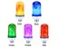 2 Pack LED Flame Effect Light Bulbs - Newest Upgraded 4 Modes Fire Simulate Carousel 8