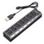 7 Ports USB 2.0 External HUB Adapte with Power On/Off Switch - WHITE Carousel 1