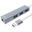 USB3.0 Hub 5Gbps 100M Network Port RJ45 Adapter for Mobile Phones Tablets Carousel 1