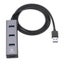 Hub21 High Speed USB 3.0 to 4 Ports USB 3.0 Hub Adapter 1M - 1M - GRAY Carousel 1