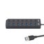 7 Port High Speed USB Data Transfer USB 3.0 Charging Hub For iPhone PC - 1 Carousel 1