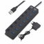 7 Port High Speed USB Data Transfer USB 3.0 Charging Hub For iPhone PC - 1 Carousel 3