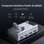 MH4PU-P Aluminum Alloy 4 Ports USB3.0 Clip-type HUB(Silver) Carousel 2