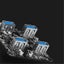 USB 3.0 Transparent Desktop HUB - 2 Carousel 2