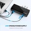 7/4 Port USB3.0 Desktop HUB with 12V Power Adapter USB Splitter For Computer Carousel 5