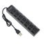 USB 2.0 Adapter Hub Power on/off Switch For PC Laptop With Switch Cord Carousel 1