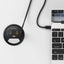 USB 3.0 HUB Type-A/Type-C Audio Desk Mount Adapter - BLACK Carousel 3