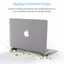 USB3.0 HUB Heat Dissipation Skidproof Pad Cooler Stand 2 PCS For MacBook Carousel 5