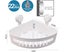 1pc Suction Corner Shower Caddy Bathroom Shower Shelf Storage Basket Wall M Carousel 3