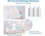 1pc Suction Corner Shower Caddy Bathroom Shower Shelf Storage Basket Wall M Carousel 4