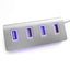 4 Ports USB Hub USB Splitter Adapter With LED Indicator For PC Laptop Computer Carousel 3