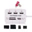 3 Ports Card Reader High Speed USB Splitter All In One For PC Computer Carousel 3